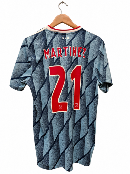 Ajax 2020/21 uitshirt maat L met Martínez #21, achterkant