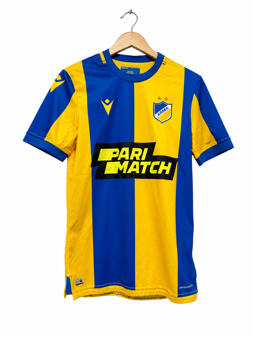 APOEL Nicosia 2019/20 thuisshirt maat M, voorkant
