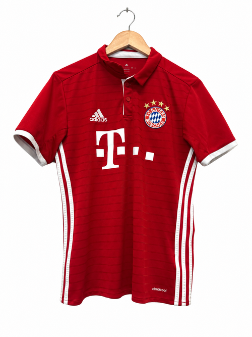 Bayern Munich 2016/17 thuisshirt maat S met Lahm #21, voorkant