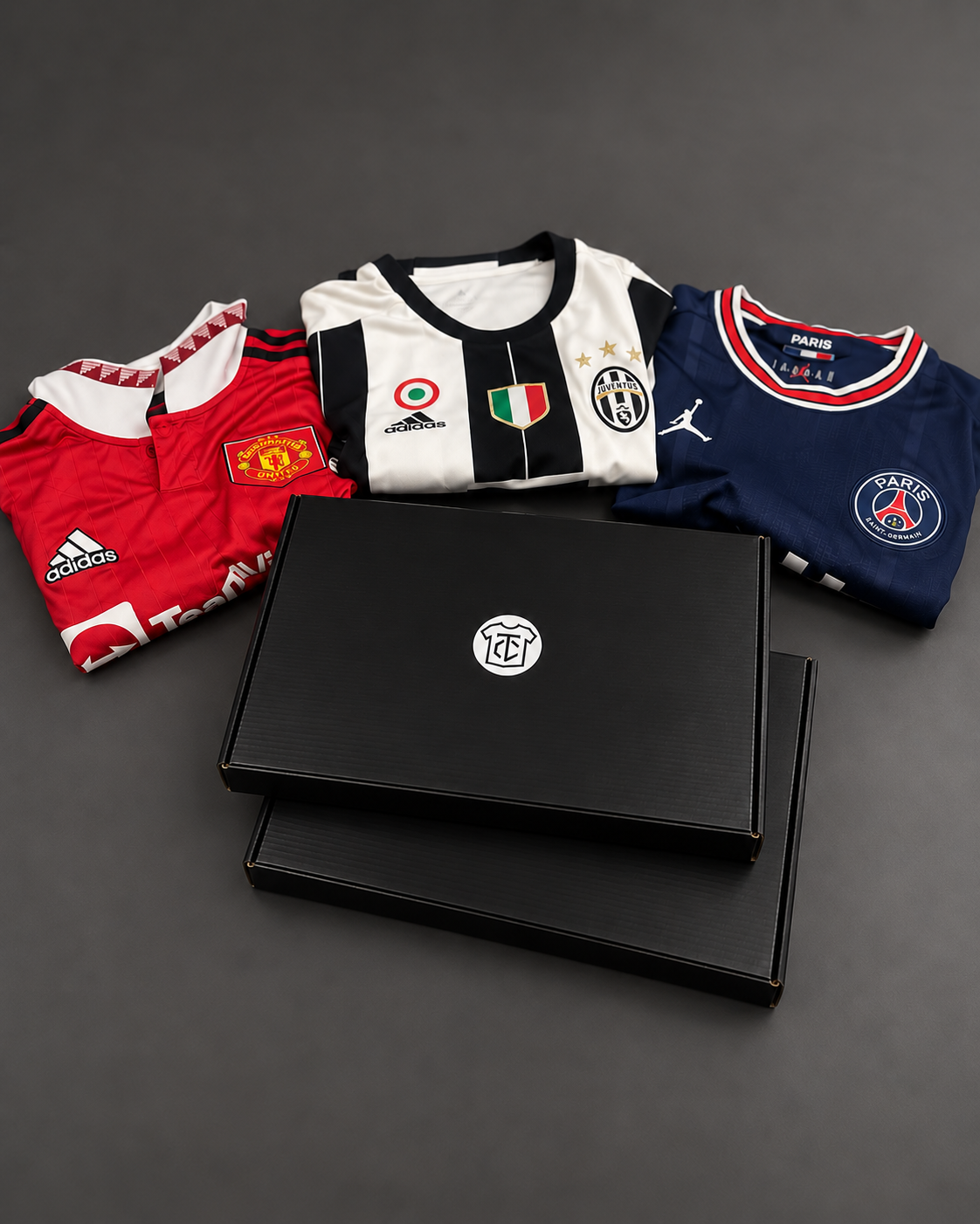 Authentieke voetbalshirts voor de Mystery Box van The Transfer Club